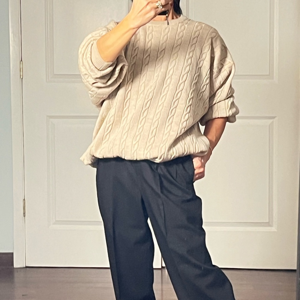 Pringle of Scotland 100% Lambswool cable knit sweater - Picture 5 of 13